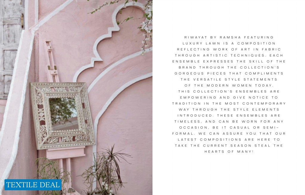 Ramsha Riwayat Luxury Lawn Vol-1 Wholesale Original Pakistani Dress