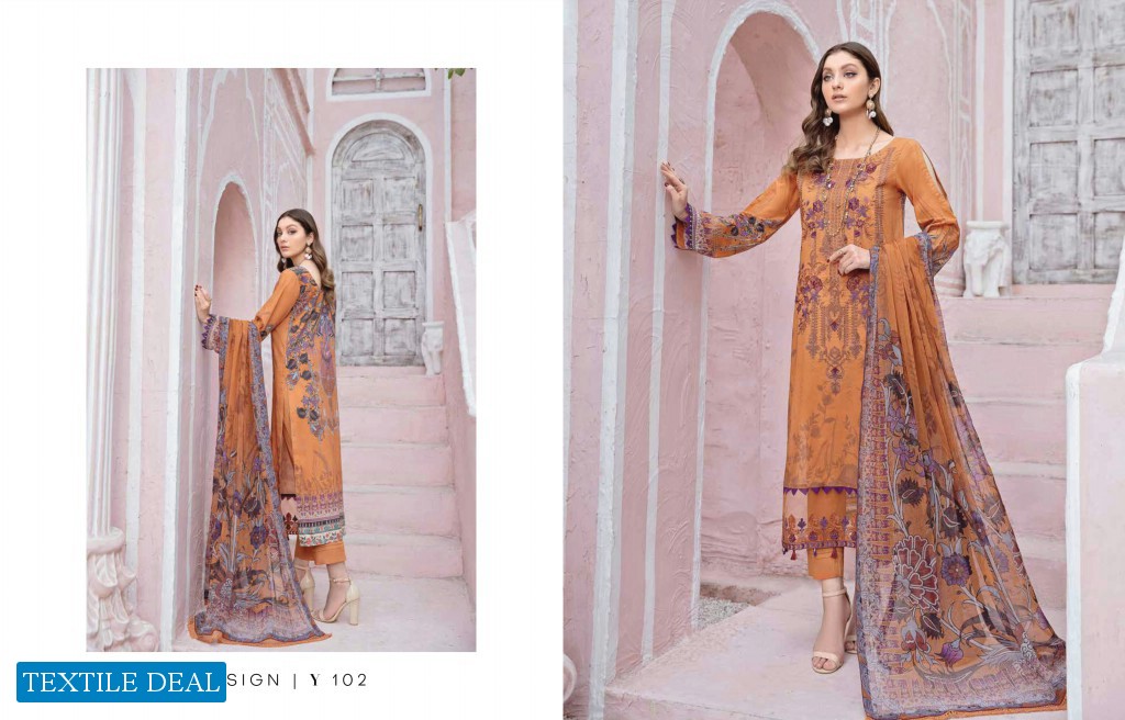 Ramsha Riwayat Luxury Lawn Vol-1 Wholesale Original Pakistani Dress