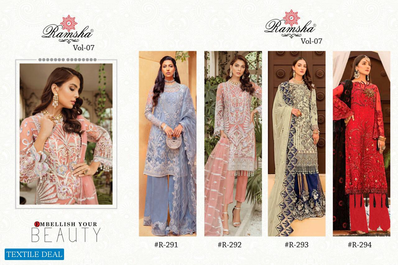 Ramsha Vol-7 Wholesale Pakistani Concept Dress