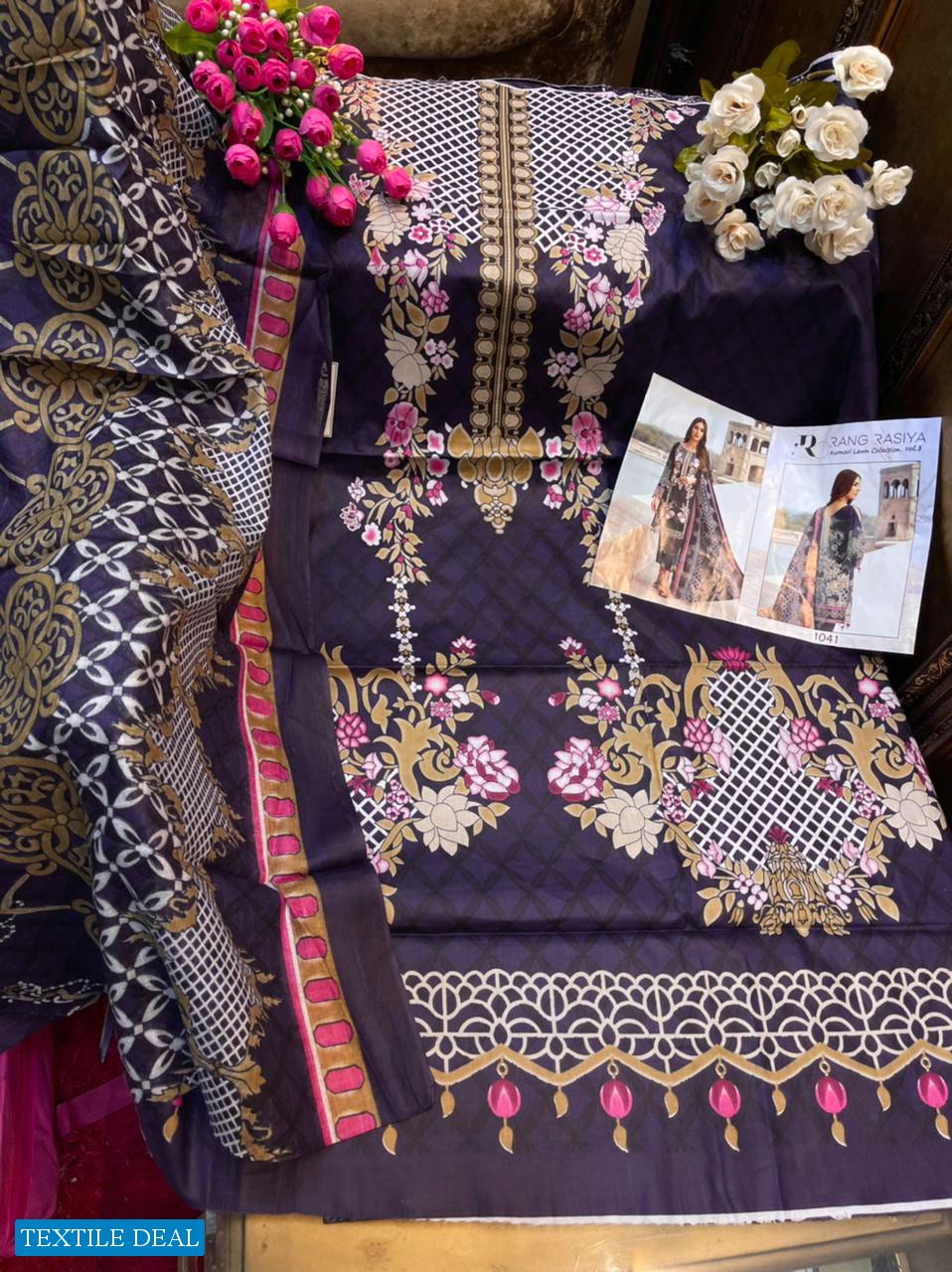 Rang Rasiya Kurnool Lawn Collection Vol-8 Wholesale Lawn Dress Material