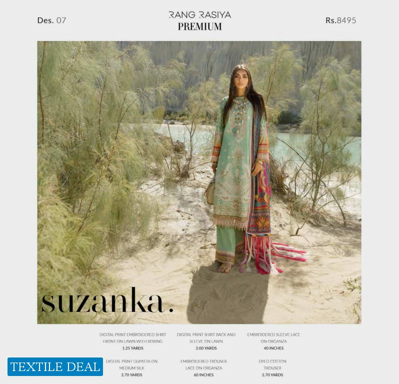 Rang Rasiya Premium 2021 Branded Pakistani Suits