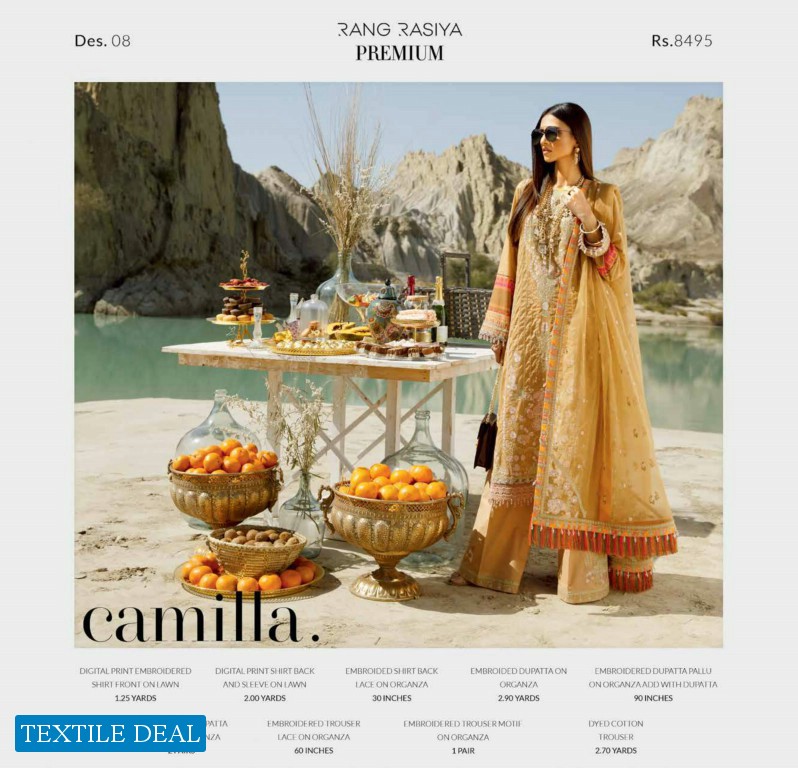 Rang Rasiya Premium 2021 Branded Pakistani Suits