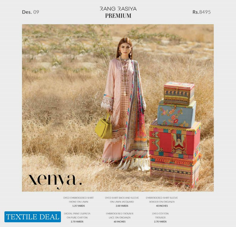 Rang Rasiya Premium 2021 Branded Pakistani Suits