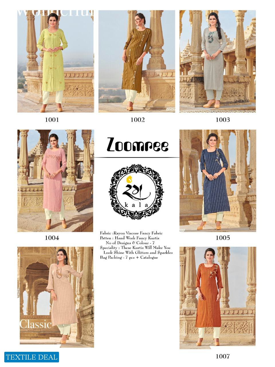 Rangkala Zoomree Wholesale Fancy Fabrics Tops