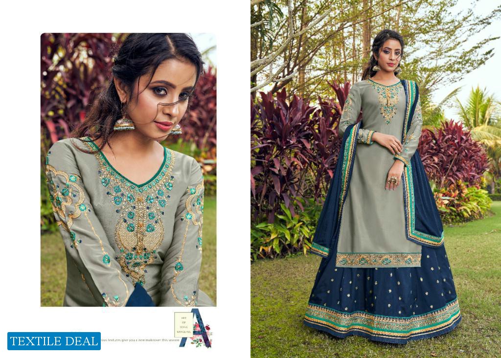 Rangoon Alankar Wholesale Ready Made Top With Skirt And Dupatta Collection