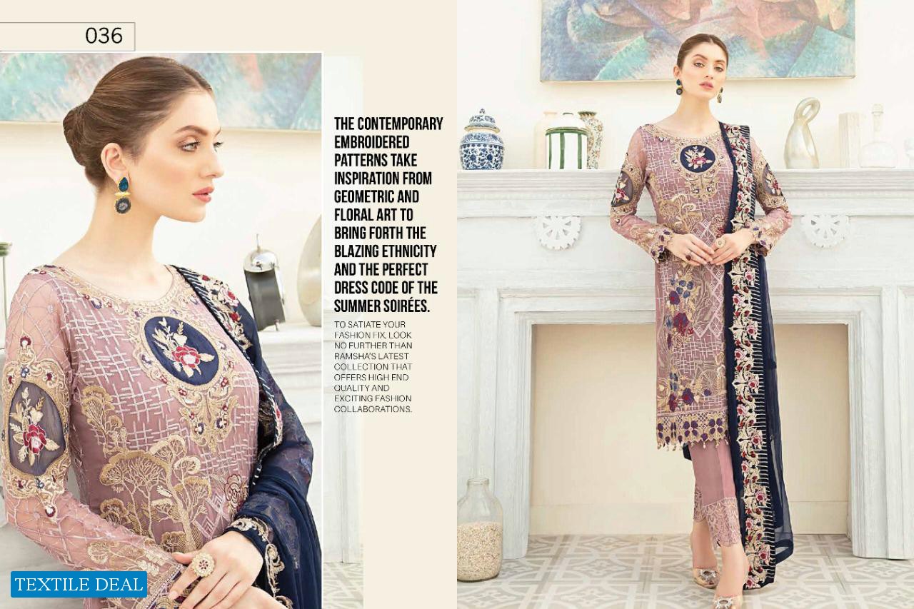 Rawayar Ramsha Wholesale Pakistani Salwar Kameez