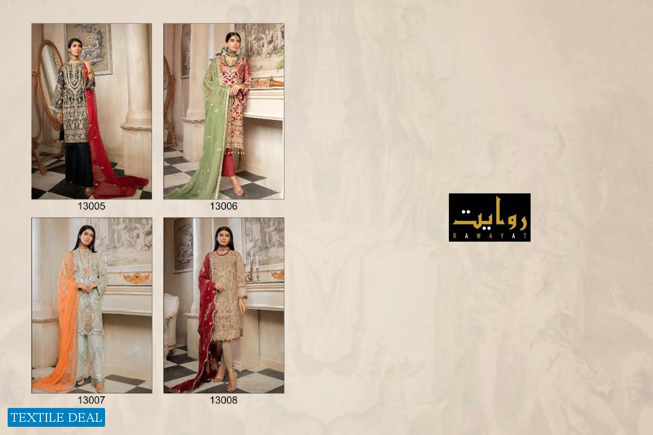 Rawayat Mashq chiffon 2020 Pakistani Dress Catalog