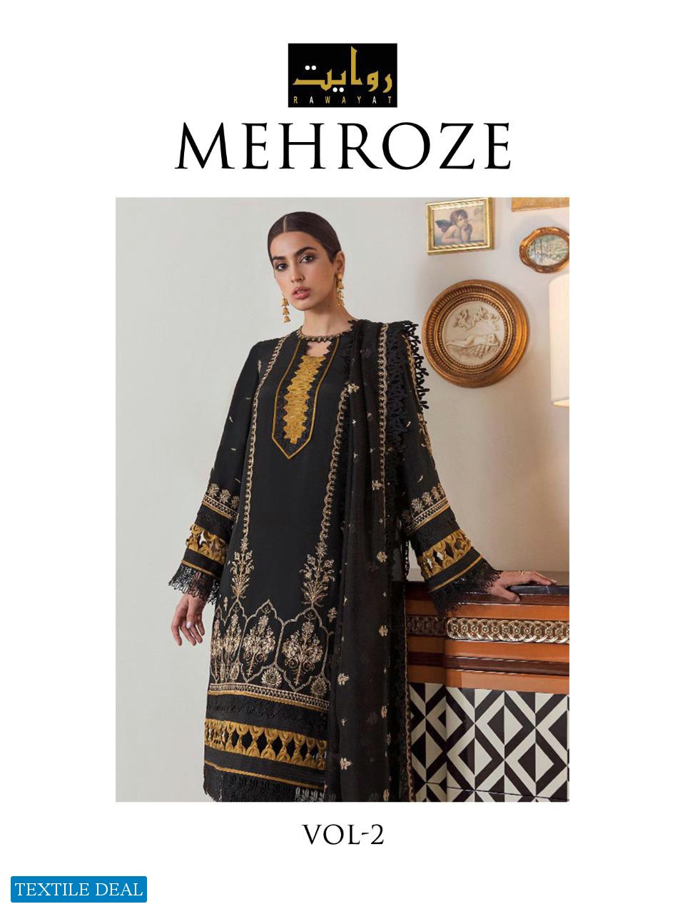 Rawayat Mehroze Vol-2 Wholesale Embroidered Pakistani Concept Dress