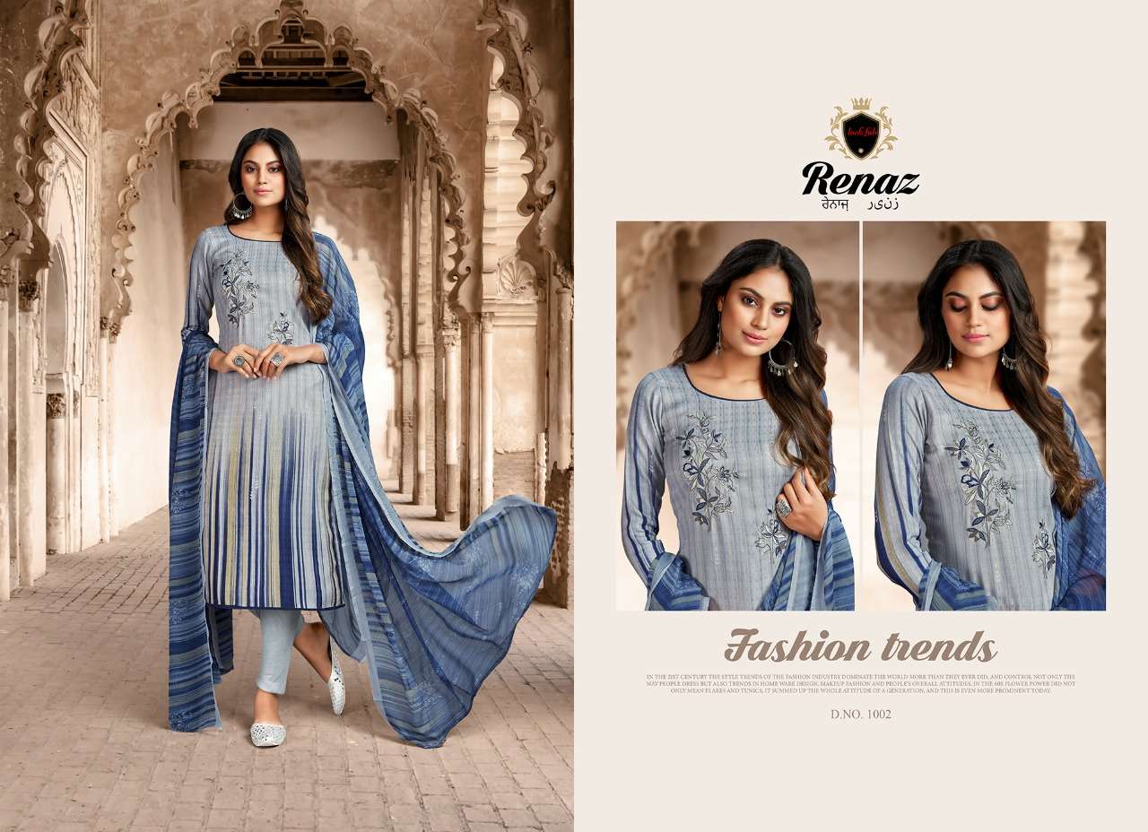 Razzo Exports Renaz Vol-1 Wholesale Winter Special Salwar Suits