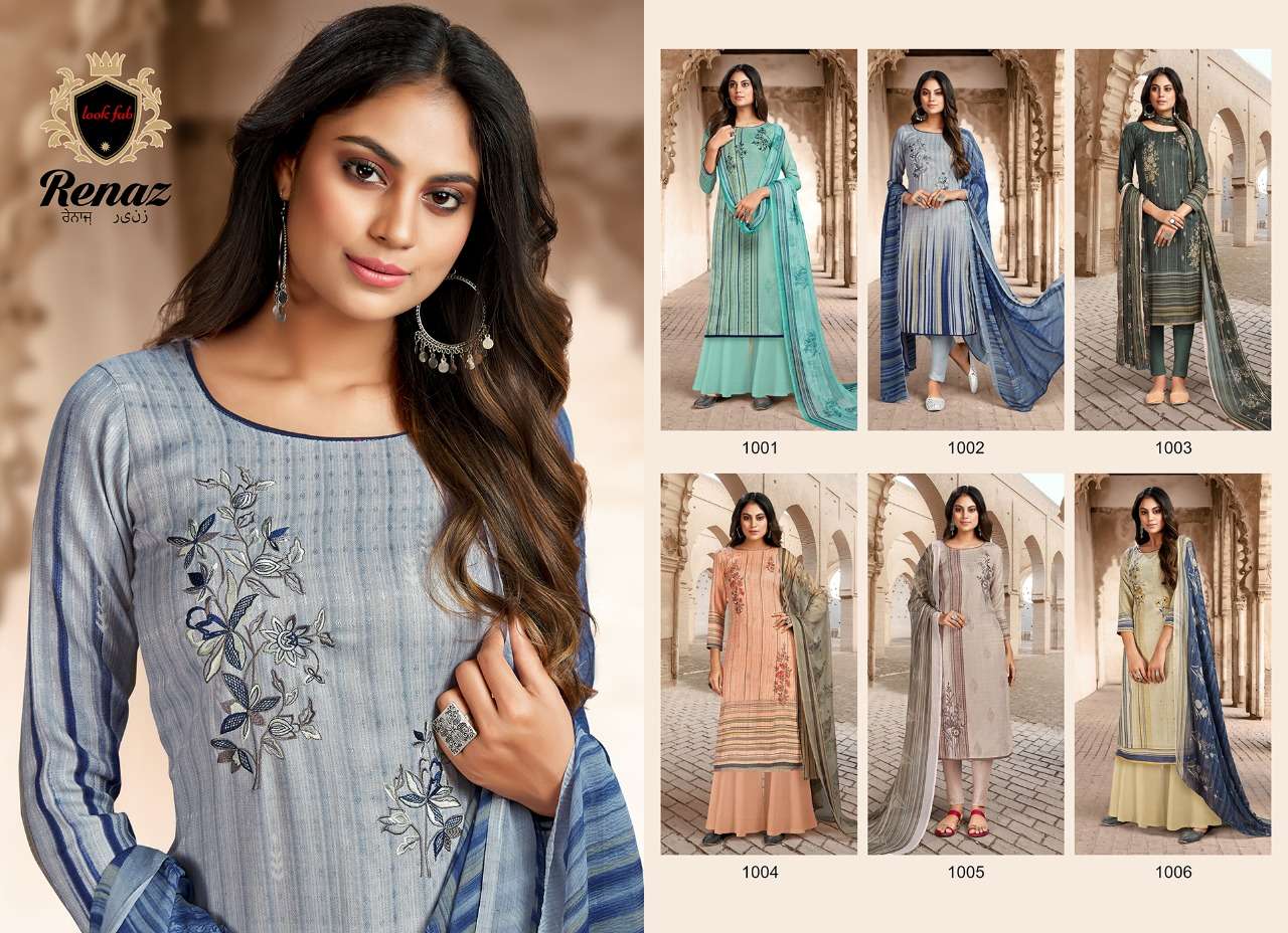 Razzo Exports Renaz Vol-1 Wholesale Winter Special Salwar Suits
