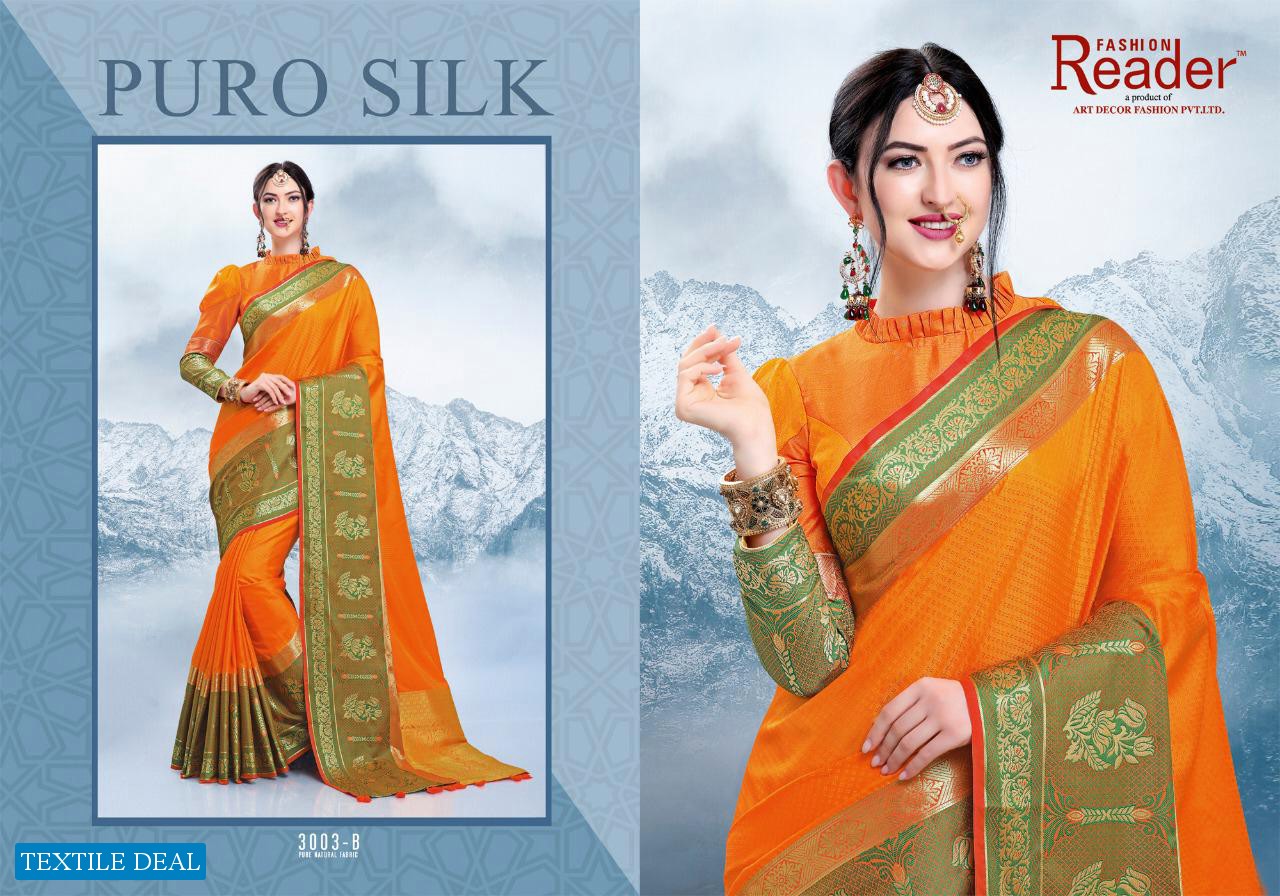 Reader Fashion Puro Silk Wholesale Silk Sarees