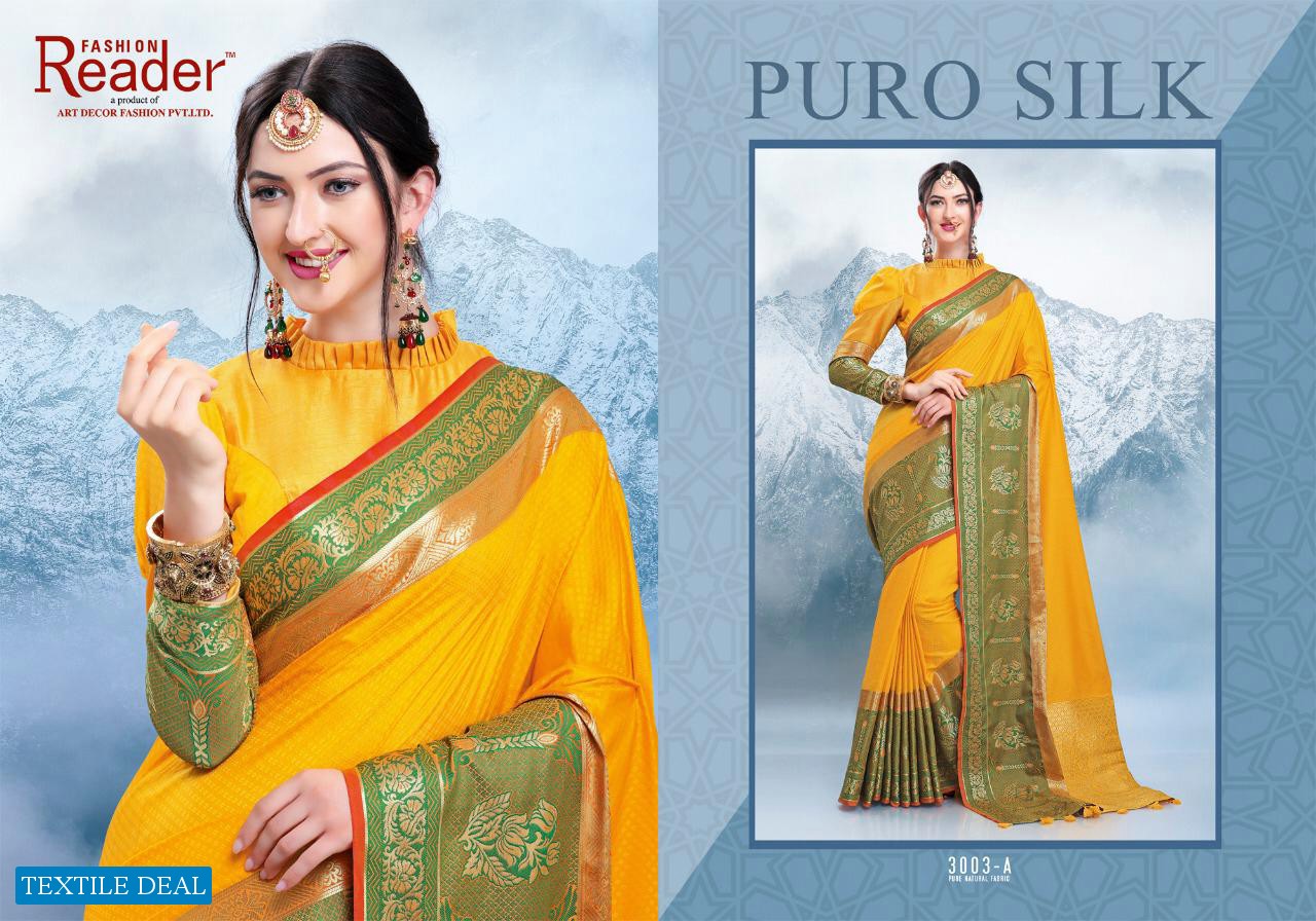 Reader Fashion Puro Silk Wholesale Silk Sarees