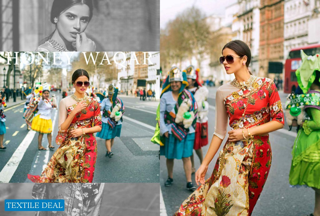 Regalia Honey Waqar Conquerir le monde ss 19 Wholesale Luxury Festival Lawn Collection
