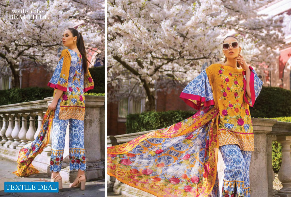 Regalia Honey Waqar Conquerir le monde ss 19 Wholesale Luxury Festival Lawn Collection