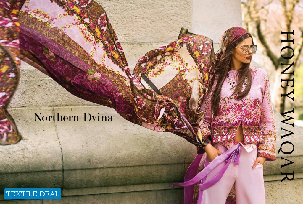 Regalia Honey Waqar Conquerir le monde ss 19 Wholesale Luxury Festival Lawn Collection