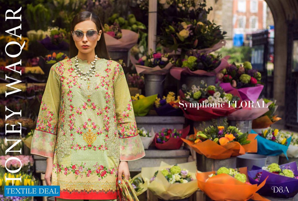 Regalia Honey Waqar Conquerir le monde ss 19 Wholesale Luxury Festival Lawn Collection