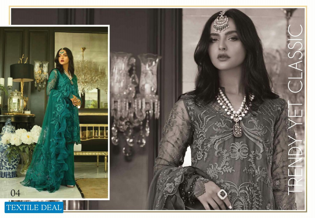 Regalia Mina Hasan Online Shopping Branded Luxury Chiffon Suits