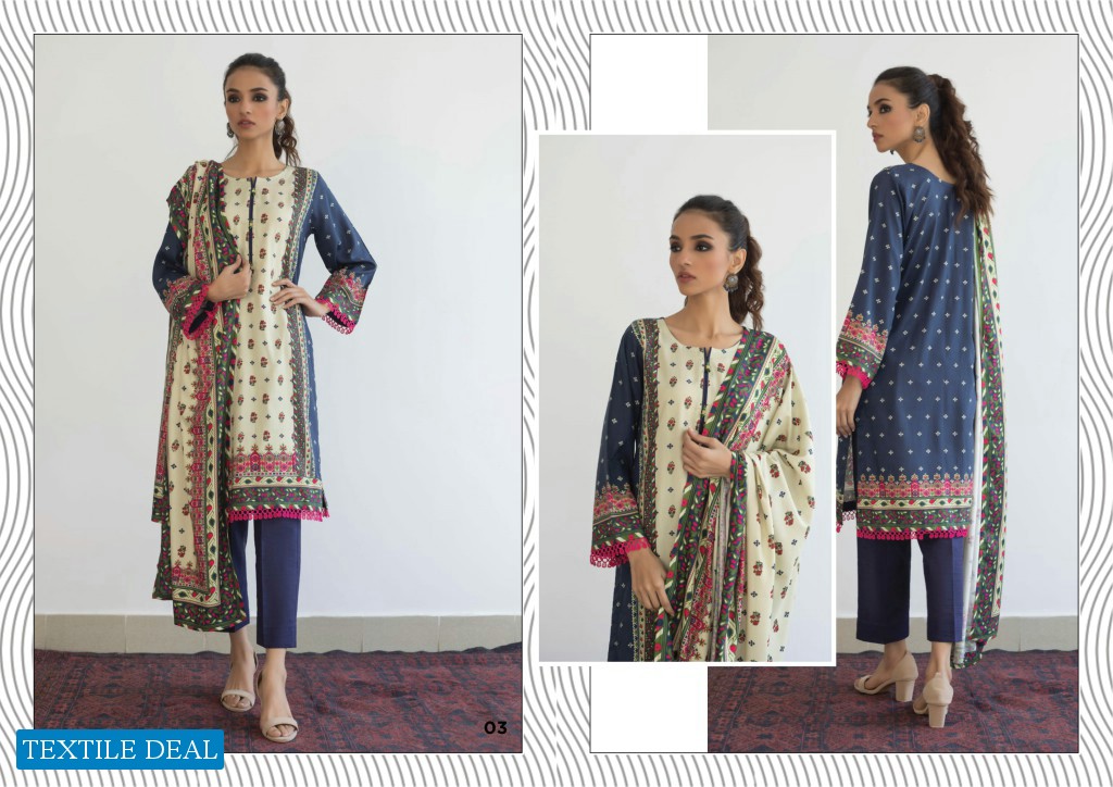Regalia Orchid Digital Linen Collection Wholesale Pakistani Catalog