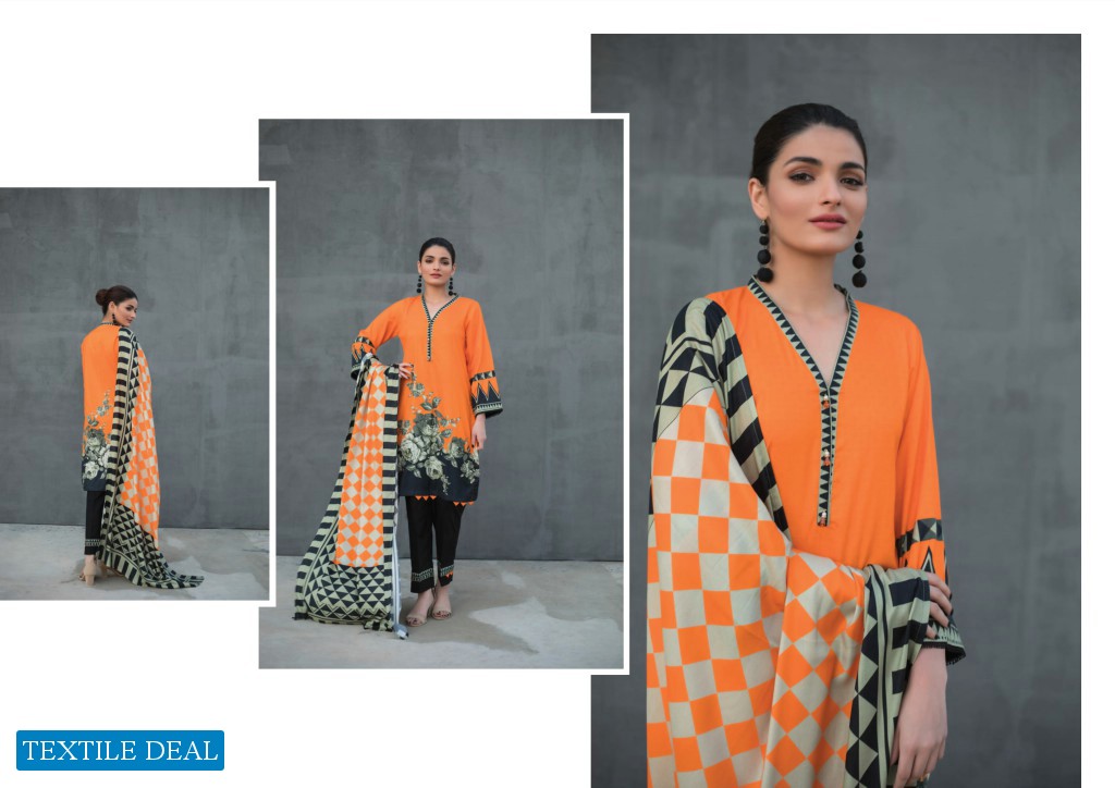 Regalia Orchid Digital Linen Collection Wholesale Pakistani Catalog