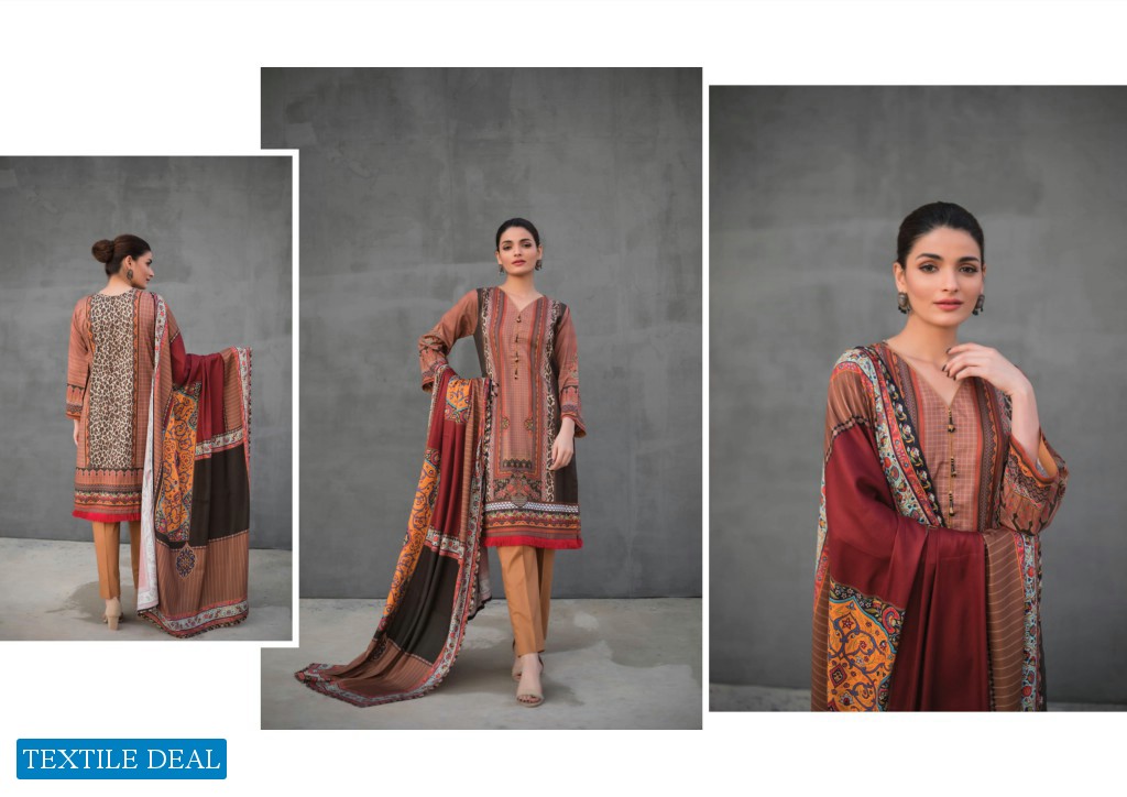 Regalia Orchid Digital Linen Collection Wholesale Pakistani Catalog