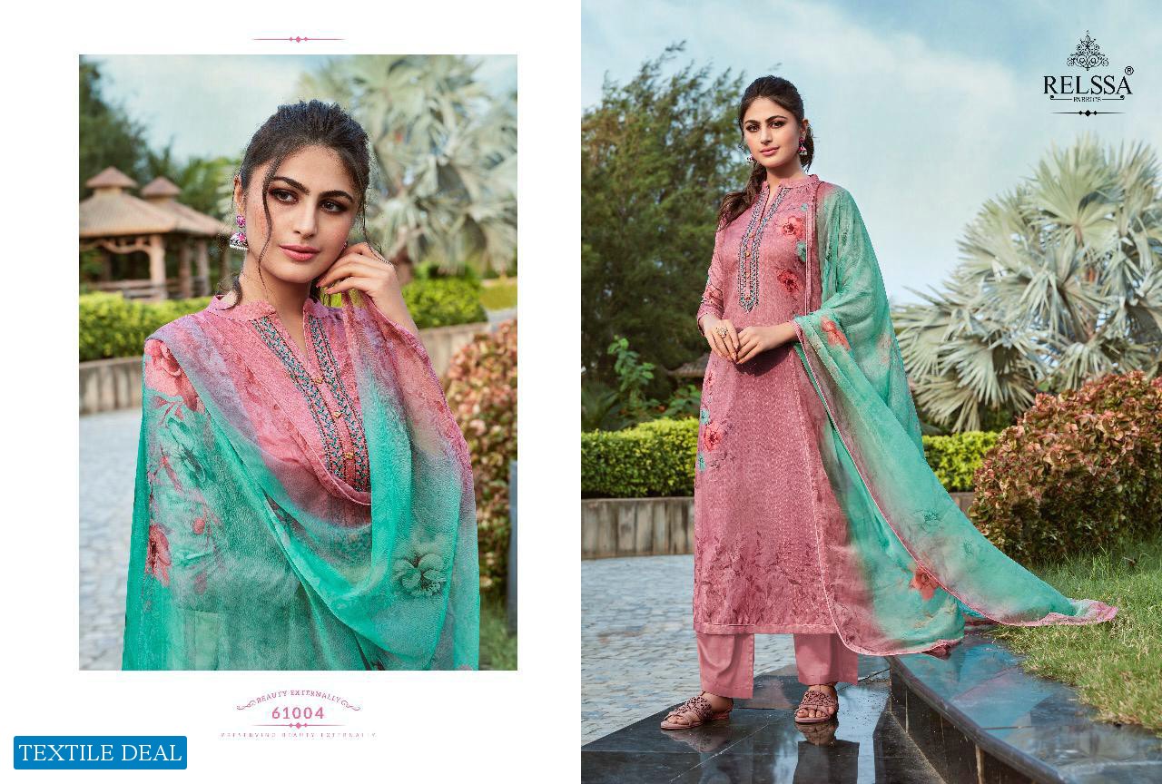 Relssa Shine Wholesale Pure Pashmina Salwar Kameez