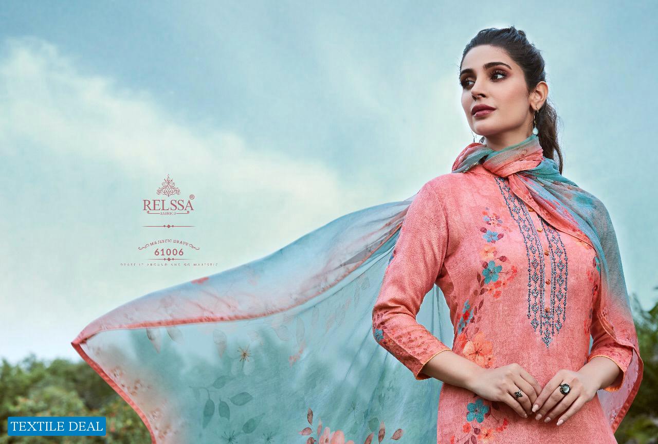 Relssa Shine Wholesale Pure Pashmina Salwar Kameez