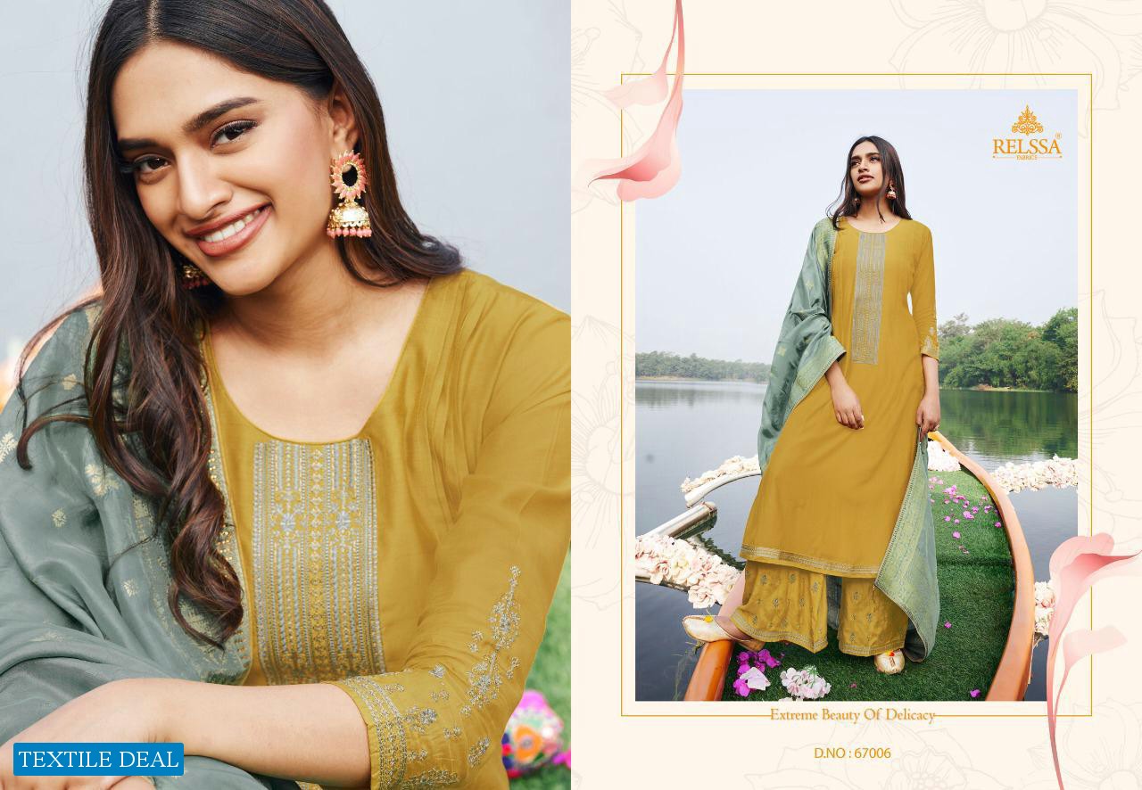 Relssa Soch Tansui Jacquard Dupatta Ethnic Salwar Suits