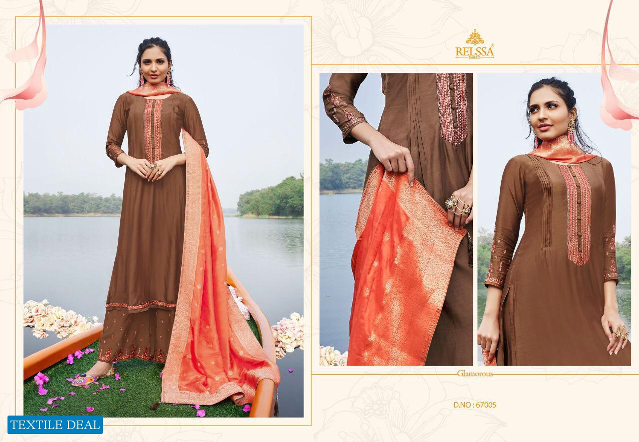 Relssa Soch Tansui Jacquard Dupatta Ethnic Salwar Suits