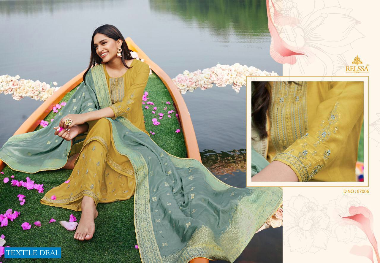 Relssa Soch Tansui Jacquard Dupatta Ethnic Salwar Suits