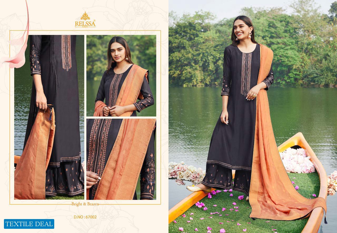 Relssa Soch Tansui Jacquard Dupatta Ethnic Salwar Suits