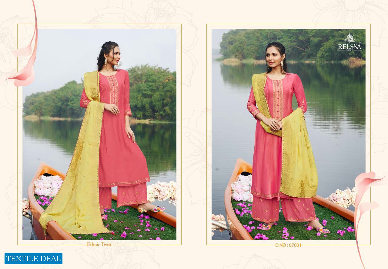 Relssa Soch Tansui Jacquard Dupatta Ethnic Salwar Suits