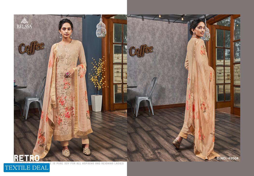 Relssa Sukanya Wholesale Fancy fabrics With Work Salwar Kameez