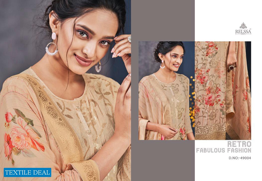 Relssa Sukanya Wholesale Fancy fabrics With Work Salwar Kameez