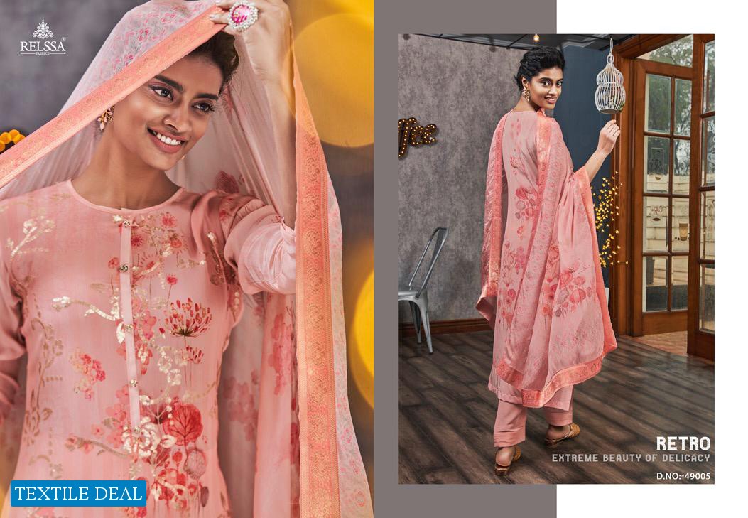Relssa Sukanya Wholesale Fancy fabrics With Work Salwar Kameez