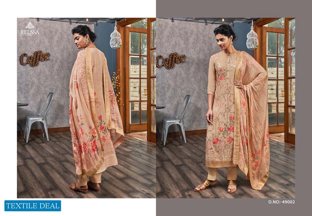 Relssa Sukanya Wholesale Fancy fabrics With Work Salwar Kameez