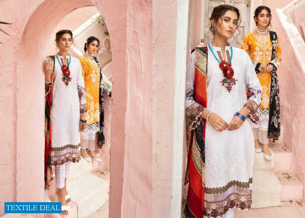 Riaz Art Mina Beautiful Embroidered lawn collection