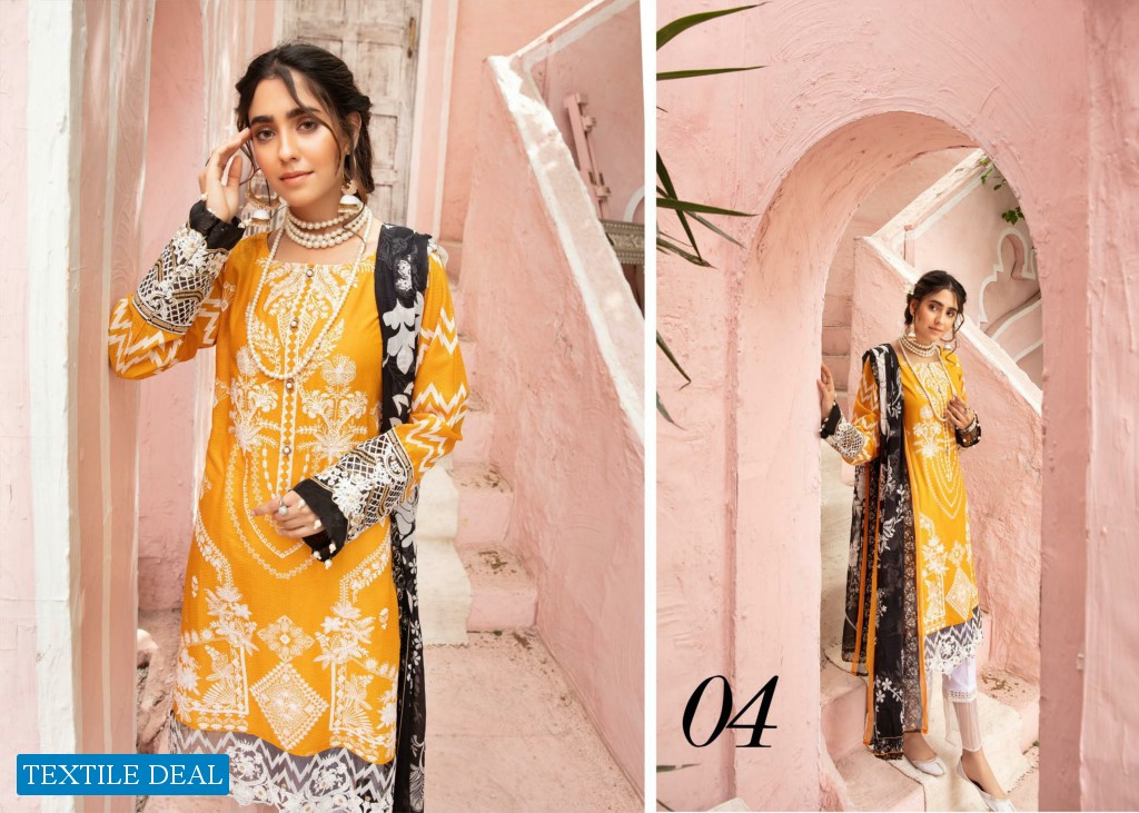 Riaz Art Mina Beautiful Embroidered lawn collection