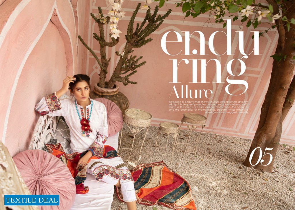 Riaz Art Mina Beautiful Embroidered lawn collection