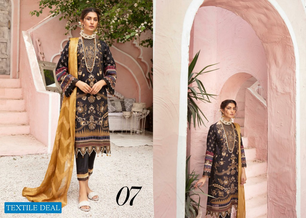 Riaz Art Mina Beautiful Embroidered lawn collection