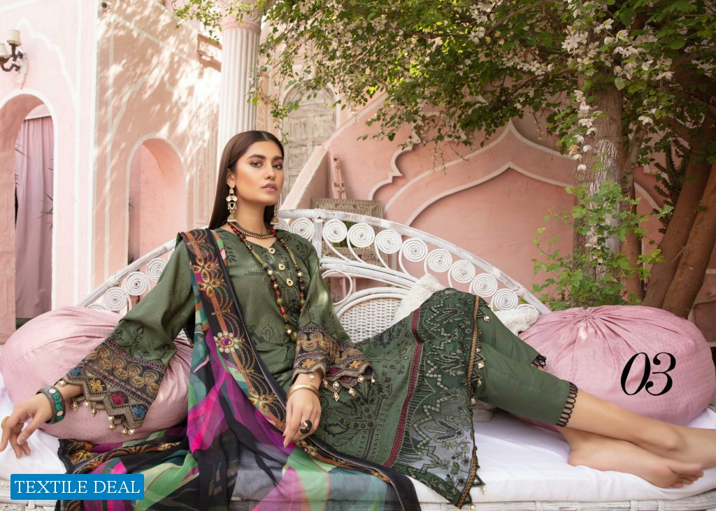 Riaz Art Mina Beautiful Embroidered lawn collection