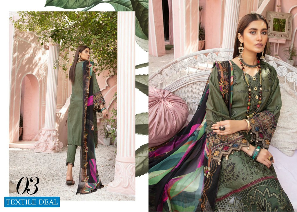 Riaz Art Mina Beautiful Embroidered lawn collection