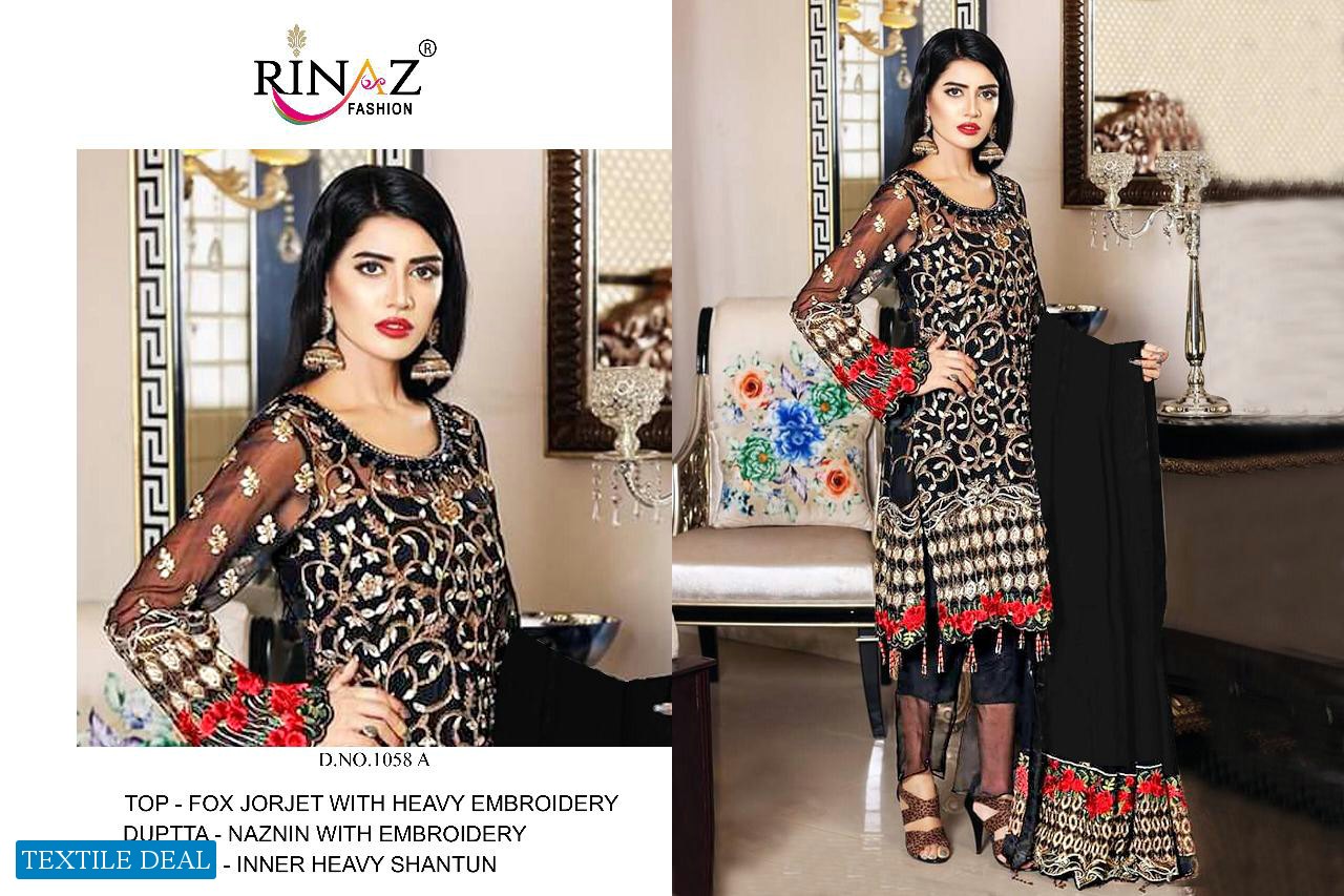 Rinaz 1058 Colour Wholesale Pakistani Concept Dress Material