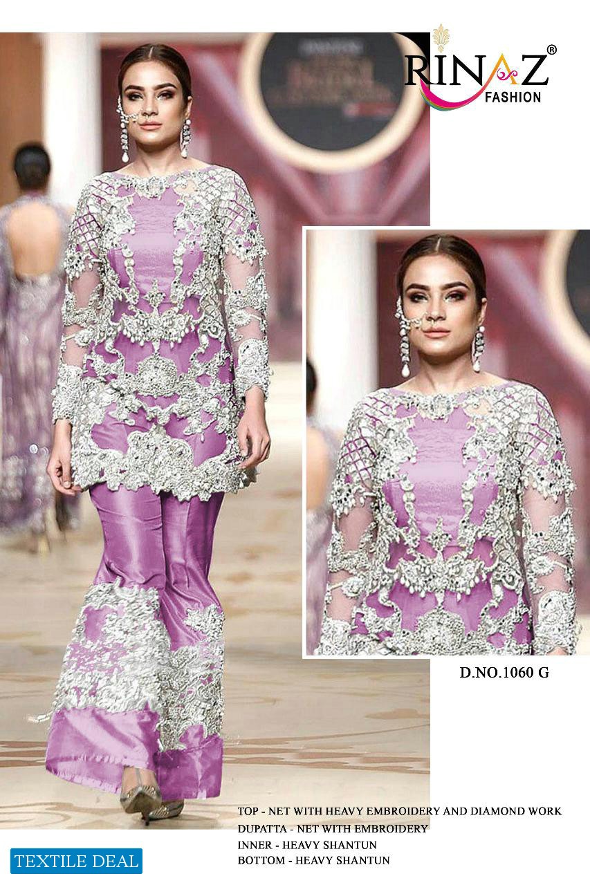 Rinaz 1060 Colour Wholesale Pakistani Concept Dress Material
