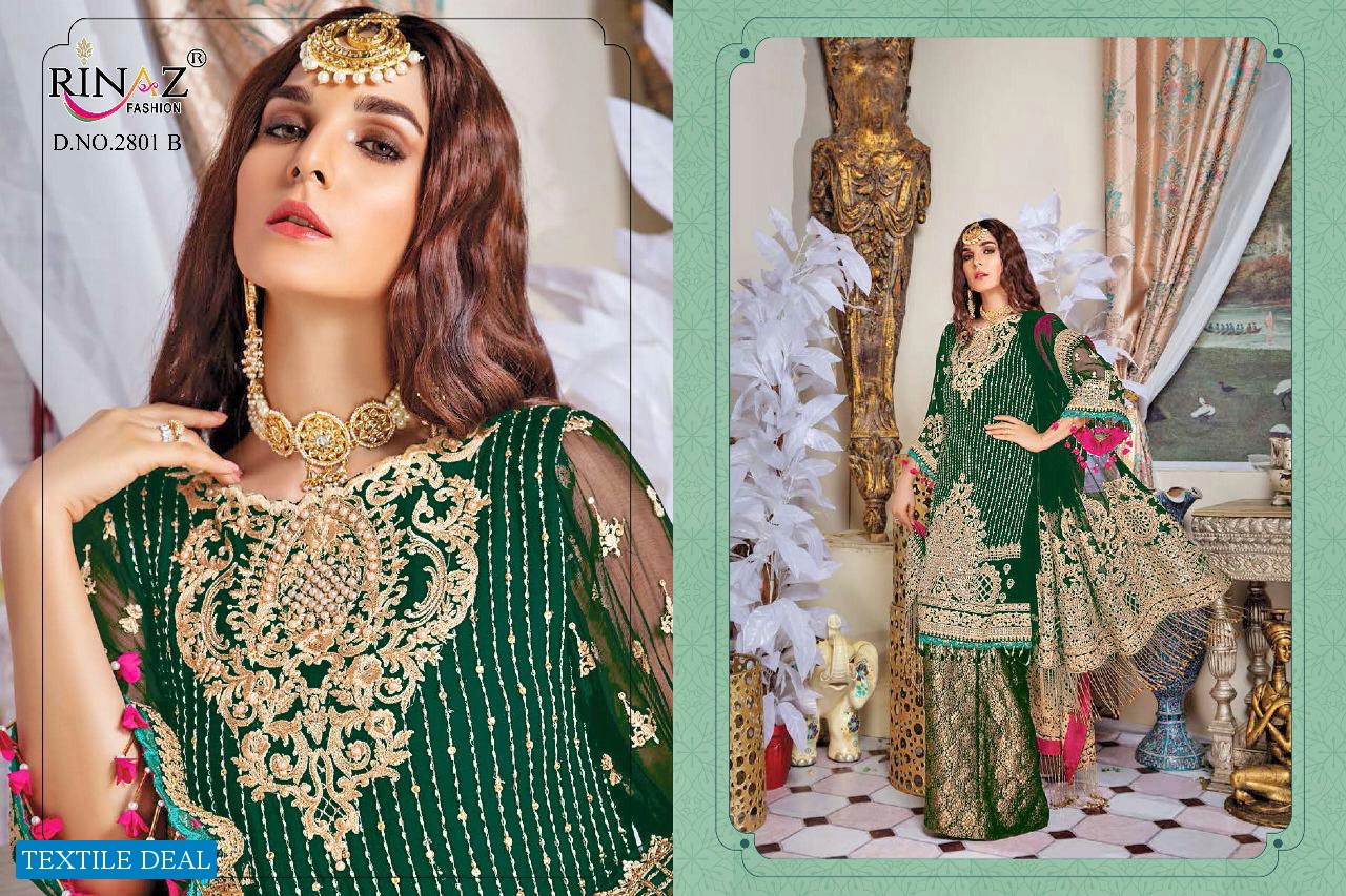 Rinaz 2801 Colour Wholesale Pakistani Concept Dress Material