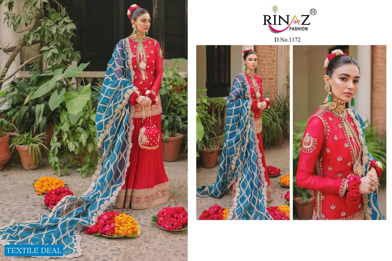 Rinaz D no 1160 And 1161 and 1172 And 1176 Wholesale Pakistani Dress