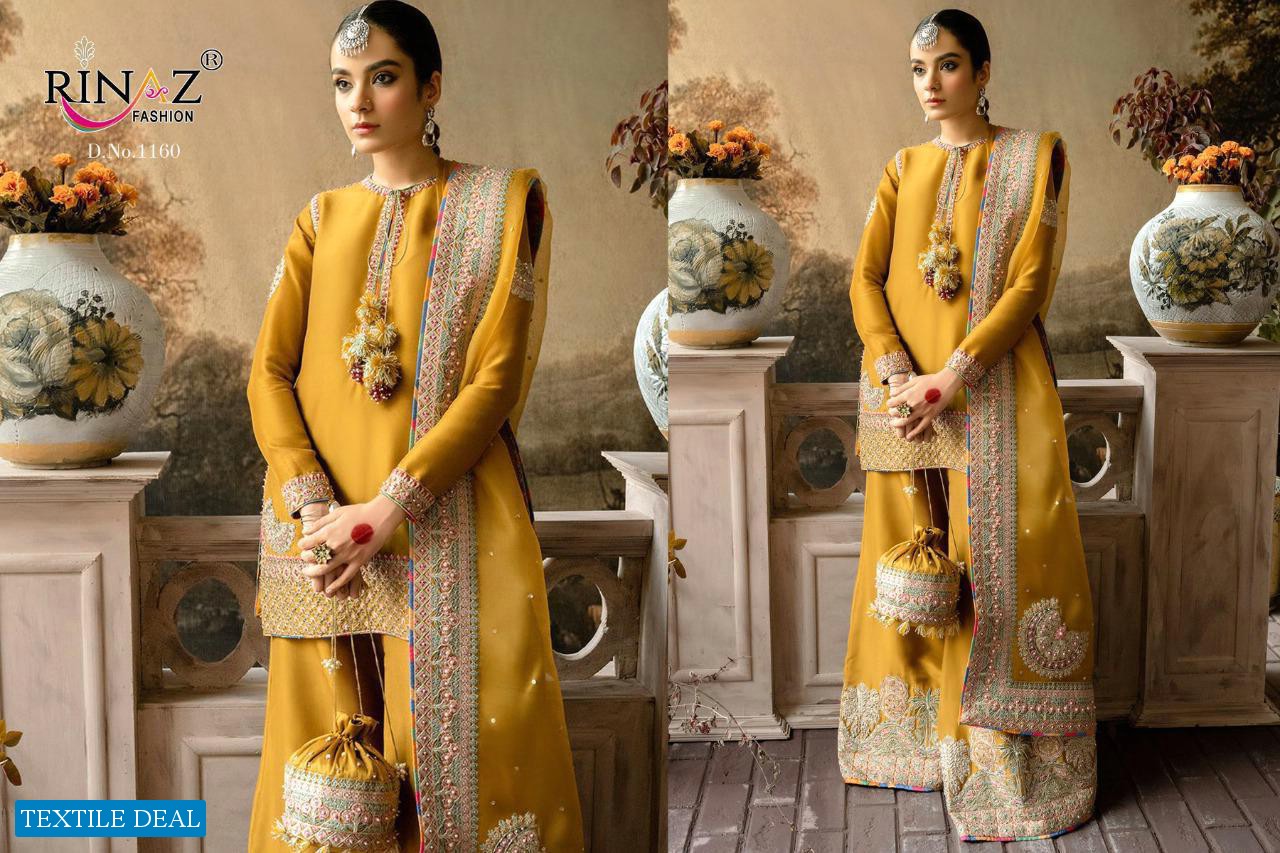 Rinaz D no 1160 And 1161 and 1172 And 1176 Wholesale Pakistani Dress