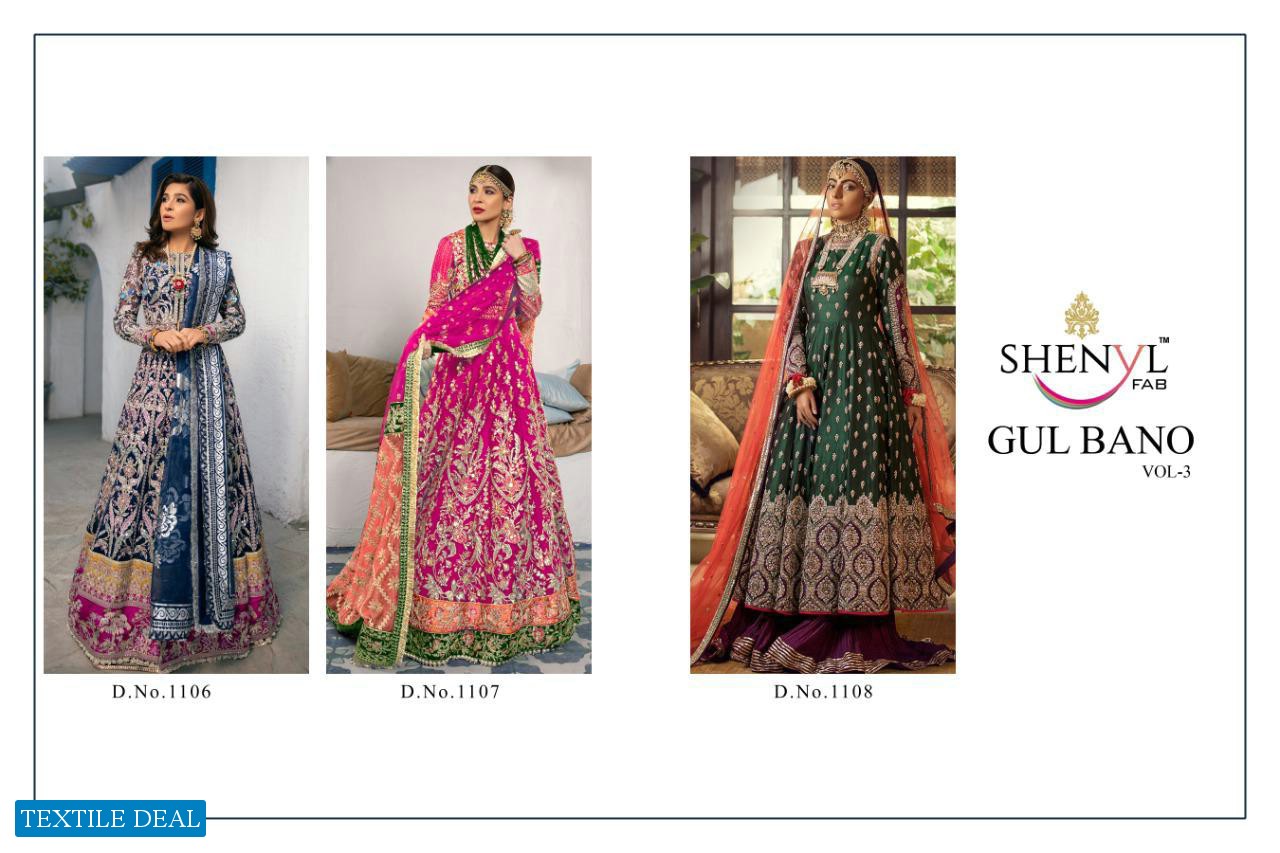 Rinaz Gulbano Vol-3 Wholesale Pakistani Concept Dress