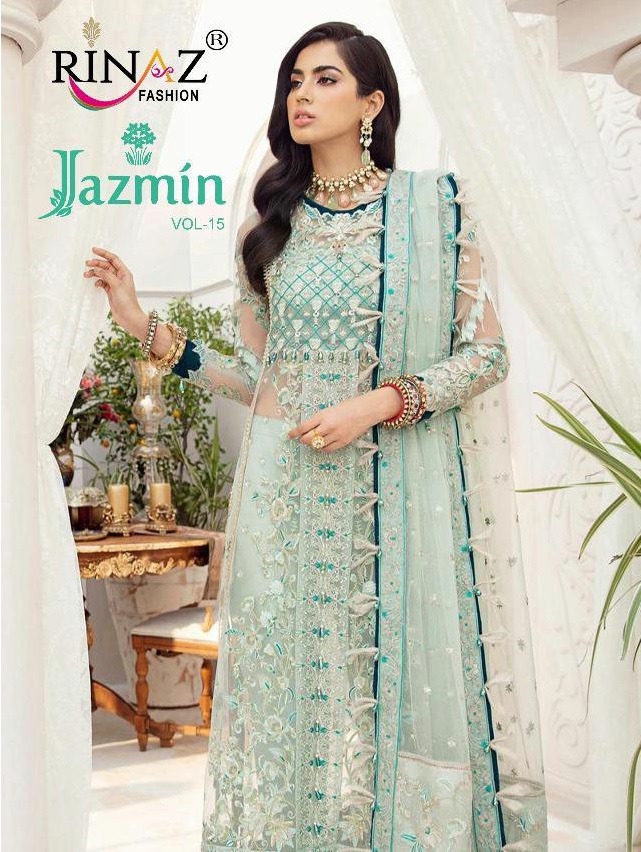Rinaz Jazmin Vol-15 Wholesale Shopping Pakistani Salwar Kameez