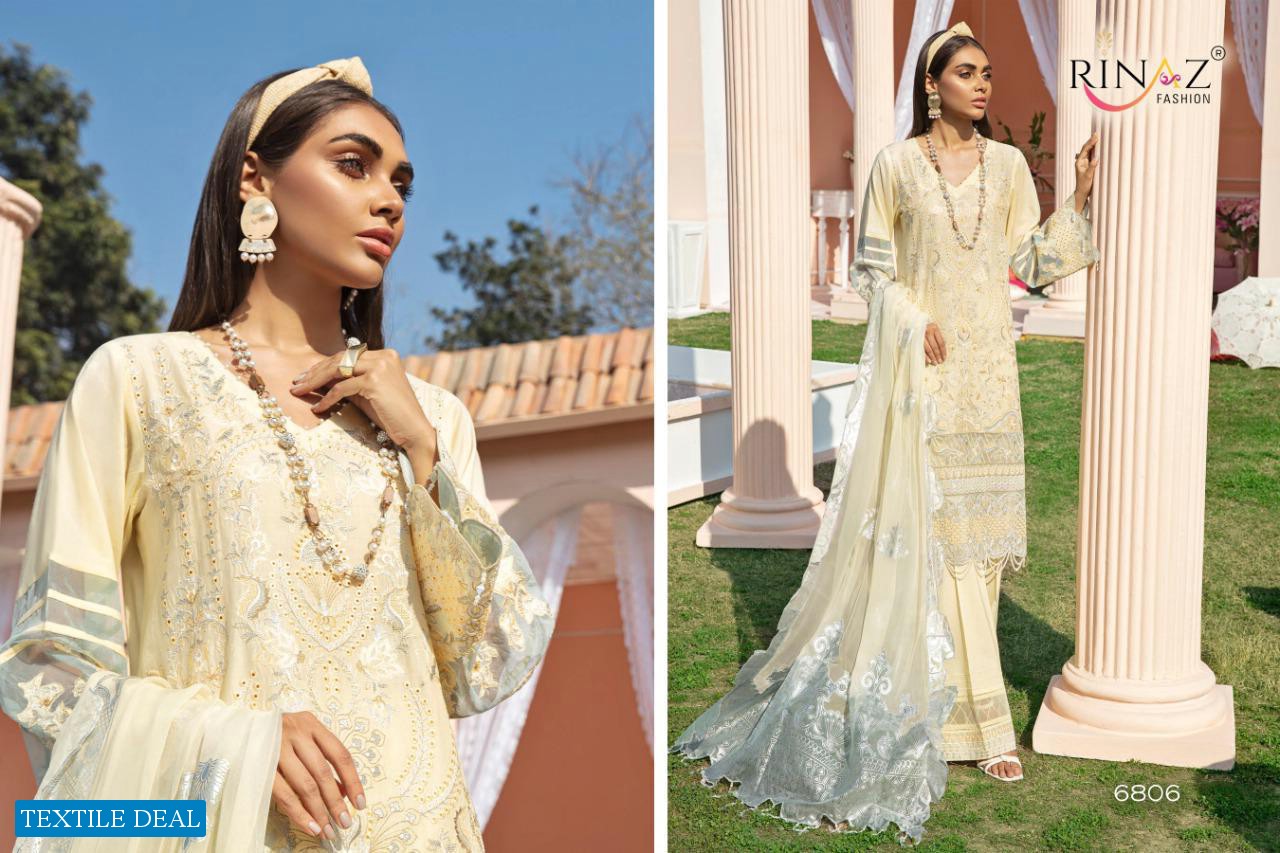 Rinaz Nureh Luxury Lawn Pakistani Concept Dress