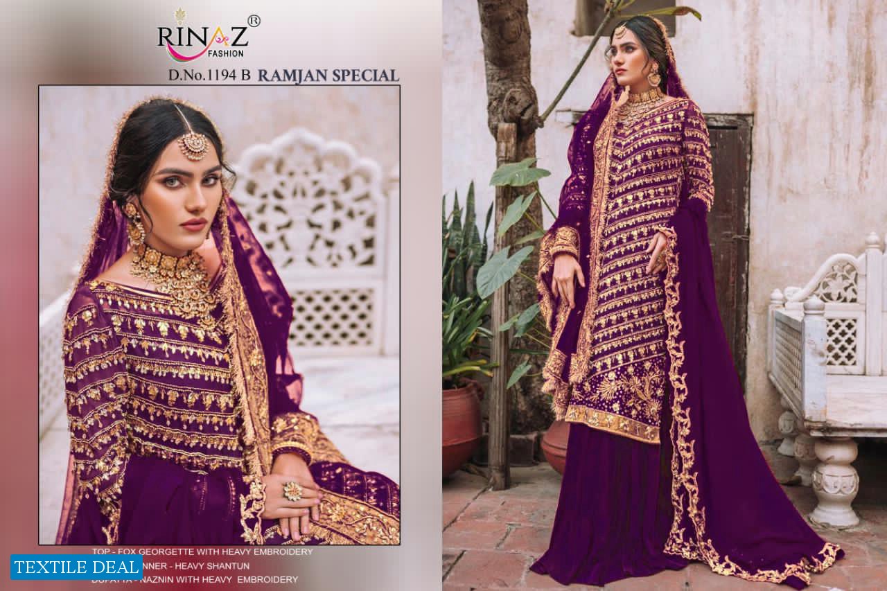 Rinaz Ramjan Special Wholesale Pakistani Dress